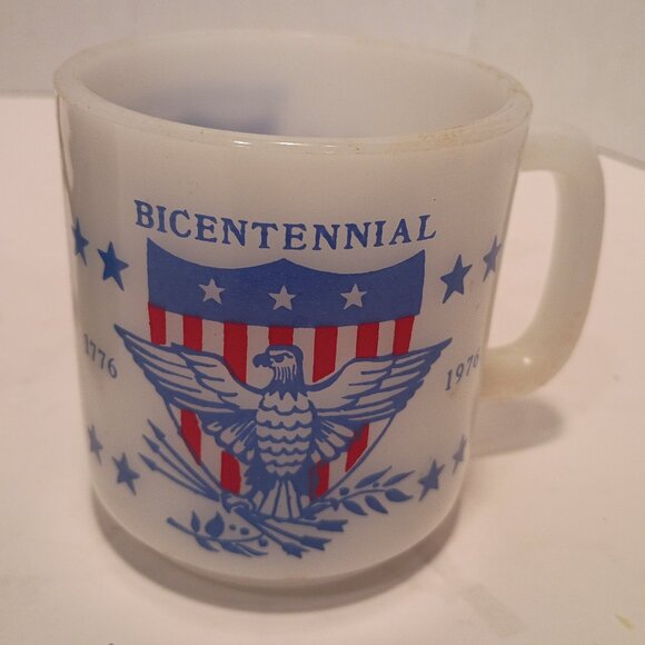 Trio (3) MCM Kitschy Coffee Cups--Fire King/Federal Glass/Glassbake - Picture 5 of 13